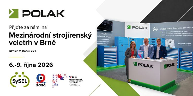POLAK CZ na MSV Brno 2026: představíme systém řízeného přístupu GRABit a skladovou evidenci SySEL